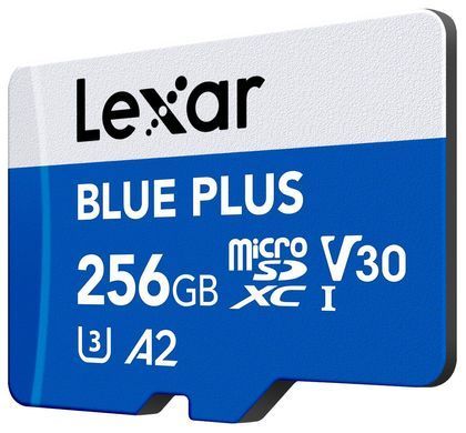 Карта пам&rsquo;яті MICRO SDXC 256GB UHS-I W/A LEXAR (LMSBLPL256G-BNANG) [502528]