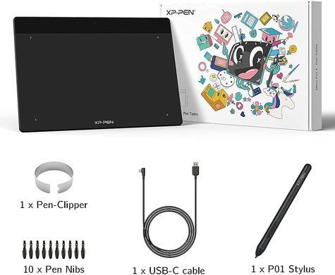Графічний планшет XP-Pen Deco Fun XS Black (Deco Fun XS_BK) [610021]