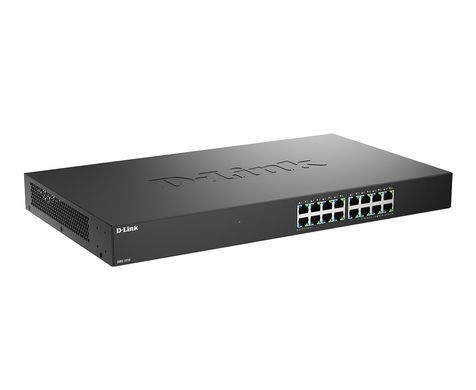 Комутатор D-Link 16x2.5GE, Некерований (DMS-1016) [113074]