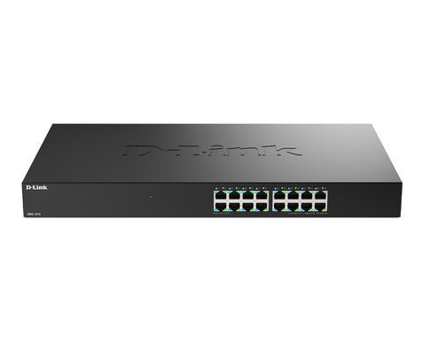 Комутатор D-Link 16x2.5GE, Некерований (DMS-1016) [113074]