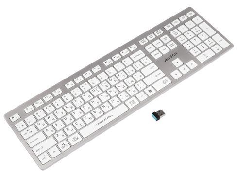 Клавіатура бездротова A4Tech Fstyler FBX50C White (FBX50C (White)) [605962]