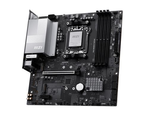 Материнcька плата MSI PRO B840M-P WIFI6E sAM5 B840 4xDDR5 M.2 HDMI WiFi BT mATX (911-7E77-002) [112317]