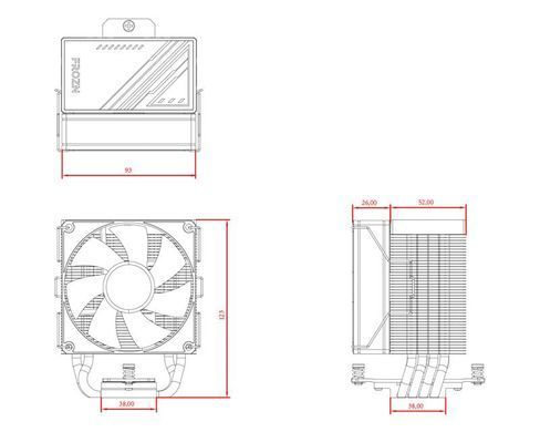 Кулер процесорний ID-Cooling (FROZN A400 Black) [609173]