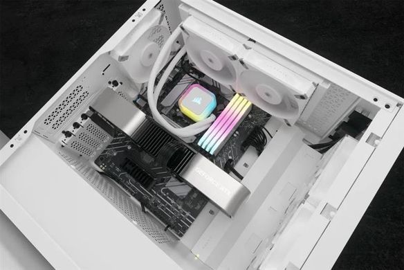 Система водяного охолодження Corsair iCUE H100i RGB Elite Liquid CPU Cooler White (CW-9060078-WW) [608947]