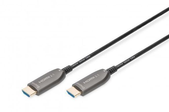 Кабель DIGITUS HDMI UHD 8K, AOC hybrid-fiber, type A M/M, 20м, чорний (AK-330126-200-S) [113778]