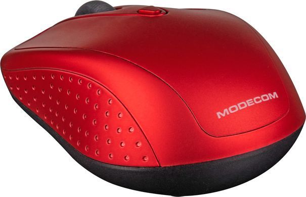 Мишка Modecom MC-WM4.1, бездротова, 3кн., 1600dpi, нано ресівер, червона (M-MC-0WM4.1-500) [401127]