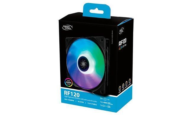Вентилятор DeepCool RF120-3 IN 1 (DP-FRGB-RF120-3C) [608873]