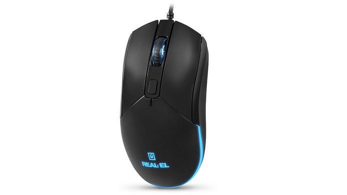 Миша REAL-EL RM-515 Black (EL123200059) [616892]