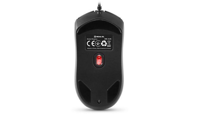 Миша REAL-EL RM-515 Black (EL123200059) [616892]