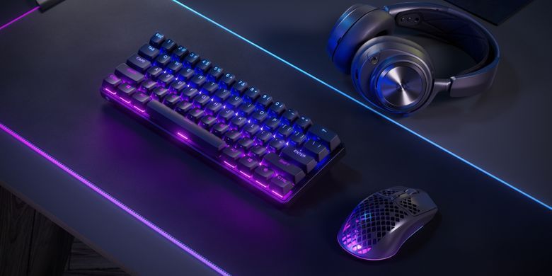 Клавіатура ігрова SteelSeries Apex Pro Mini WL HyperMagnetic Switches, OmniPoint 2.0, OLED (64842) [401048]