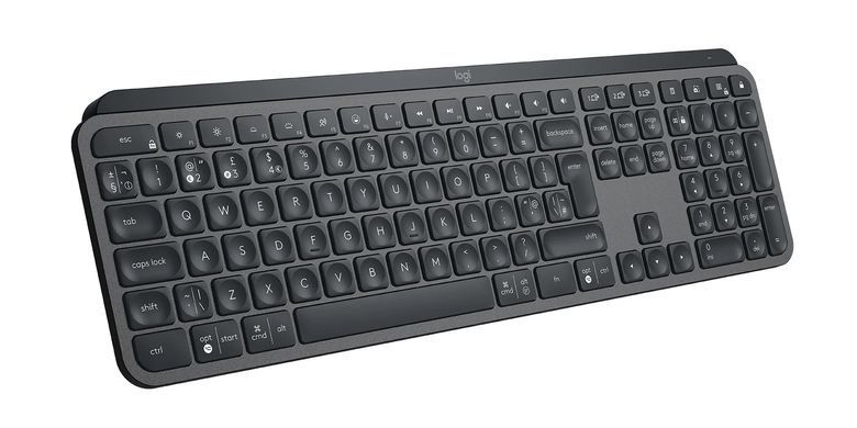 Клавіатура бездротова Logitech MX Keys Advanced for Business Wireless Illuminated UA Graphite (920-010251) [605963]