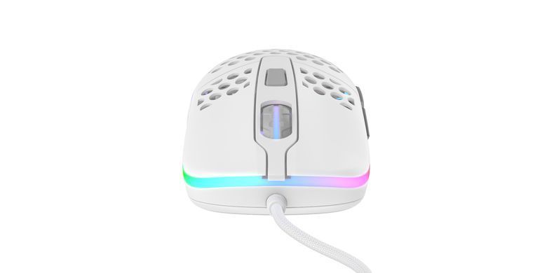 Миша Xtrfy M42, USB-A, RGB, білий (XG-M42-RGB-WHITE) [103956]