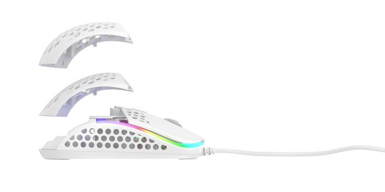 Миша Xtrfy M42, USB-A, RGB, білий (XG-M42-RGB-WHITE) [103956]