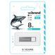 Флеш-накопичувач Wibrand USB 2.0 Shark 8Gb Silver (WI2.0/SH8U4S) [803036], фото 2