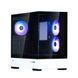 Корпус Zalman P30 без БЖ, 1xUSB3.0, 1xUSBType-C, 3x120мм ARGB, VGA 420мм, LCS ready, TG Side Panel, mATX, чорний/білий (P30BW) [109560], фото 3