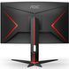 Монітор TFT 27" AOC, VA, 280Гц, 0,5ms, вигнутий, HDMIx2, DP, HAS, чорний з червоним (C27G2Z3/BK) [404400], фото 6