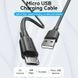 Кабель USB 2.0 AM-micro BM 1.0м Black Vention (CTIBF) [404575], фото 5