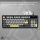 Клавіатура Ajazz AF98 Black USB-C Black Gray Yellow (AF98-BGY) [616861], фото 8