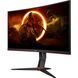 Монітор TFT 27" AOC, VA, 280Гц, 0,5ms, вигнутий, HDMIx2, DP, HAS, чорний з червоним (C27G2Z3/BK) [404400], фото 3