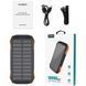 УМБ Choetech 10000mAh 10W 2USB-A+USB-C,solar panel Black-Orange (B658-OR) [42307], фото 4