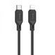 Кабель HOCO X90 Cool silicone PD charging data cable for iP Black (6931474788382) [805473], фото 1