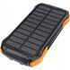УМБ Choetech 10000mAh 10W 2USB-A+USB-C,solar panel Black-Orange (B658-OR) [42307], фото 1
