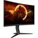 Монітор TFT 27" AOC, VA, 280Гц, 0,5ms, вигнутий, HDMIx2, DP, HAS, чорний з червоним (C27G2Z3/BK) [404400], фото 2