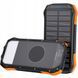 УМБ Choetech 10000mAh 10W 2USB-A+USB-C,solar panel Black-Orange (B658-OR) [42307], фото 3