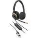 Гарнітура комп'ютерна стерео On-ear HP Poly Mission 825, USB-A, USB-C, 4 x Uni-mic, ANC, Beamforming, AI noise cancelling, Teams, Zoom, Google Meet, чорний (C01FCAA) [114585], фото 2