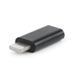 Адаптер Cablexpert USB Type-C - Lightning (F/M) Black (A-USB-CF8PM-01) [608389], фото 1