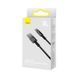 Кабель Baseus Tungsten Gold Fast Charging Data Cable USB to Type-C 100W 2m Black (CAWJ000101) [803719], фото 2