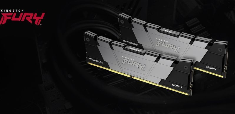 Пам'ять ПК Kingston DDR4 8GB 3200 FURY Renegade (KF432C16RB2/8) [13844]