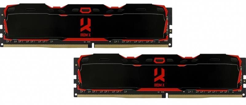 Модуль пам`яті DDR4 2x8GB/3200 Goodram Iridium X Black (IR-X3200D464L16SA/16GDC) [608491]