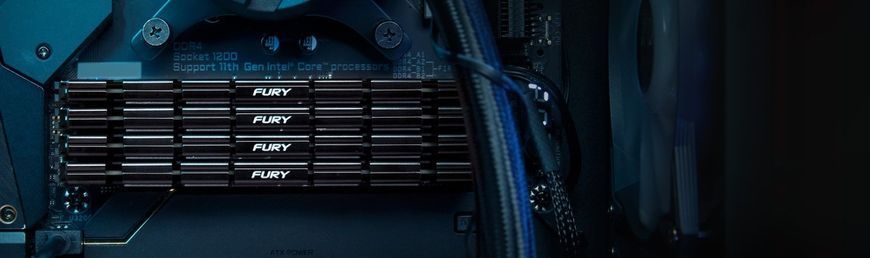 Пам'ять ПК Kingston DDR4 8GB 3200 FURY Renegade (KF432C16RB2/8) [13844]