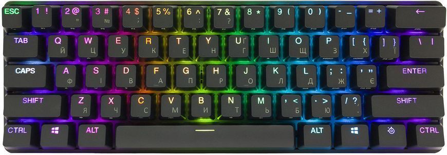 Клавіатура ігрова SteelSeries Apex Pro Mini WL HyperMagnetic Switches, OmniPoint 2.0, OLED (64842) [401048]