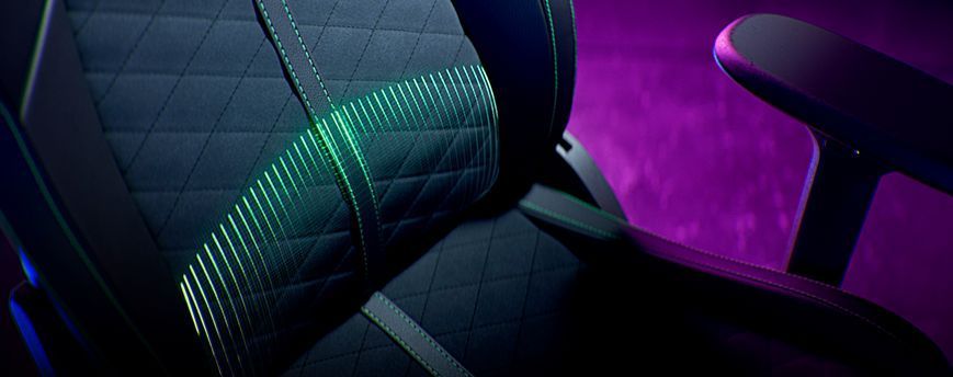 Крісло Razer Enki X ПУ шкіра, 2D-Armrests, чорно-зелений (RZ38-03880100-R3G1) [114701]