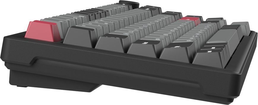 Клавіатура бездротова GamePro Asgard Yord Keychron Super Red Switch Black (MK266BK) [616000]