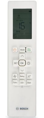 Внутрішній блок мульти спліт-системи Bosch CL3000iU W 35 E 35м2 12000BTU 3.5кВт білий (7733701566) [12701]
