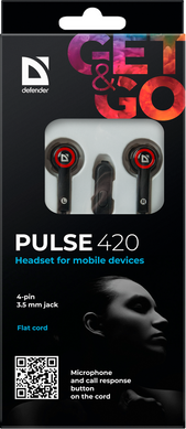 Гарнітура Defender Pulse 420 Red (63424) [201154]