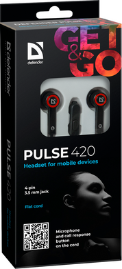 Гарнітура Defender Pulse 420 Red (63424) [201154]
