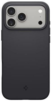 Чохол Spigen для iPhone 17 Pro, Silicone Fit MagFit, Black (ACS10335) [112377]