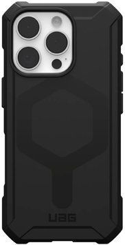 Чохол UAG для iPhone 16 Pro, Essential Armor Magsafe, Black (114448114040) [111611]