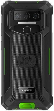 Смартфон Oukitel WP23 pro 6.52"HD+ /8GB/128GB / T606 /10600mAh /13+5Мп/ IP69K /NFC Black-Green (WP23PROGreen) [400704]