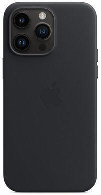 Чохол-накладка Apple Leather Case with MagSafe для Apple iPhone 14 Pro Max Midnight (MPPM3) [616312]