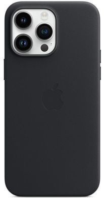 Чохол-накладка Apple Leather Case with MagSafe для Apple iPhone 14 Pro Max Midnight (MPPM3) [616312]