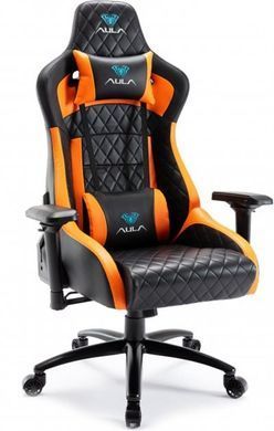 Крісло для геймерів Aula F1031 Gaming Chair Black/Orange (6948391286211) [611153]