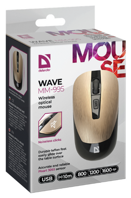 Миша Defender Wave MM-995 Wireless BRONZE (52992) [202368]
