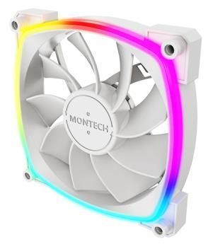 Корпусний вентилятор 120MM MONTECH (RX120 PWM WHITE) [502081]