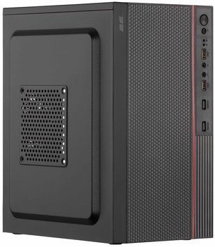 Корпус 2E TeamX TMX03 з БЖ 2E ATX500W, 2xUSB3.0, 1x80мм, VGA 220мм, mATX, чорний (2E-TMX03-500) [111340]