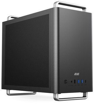 Корпус 2E Credo Mesh V300B-MH без БЖ, 2xUSB3.0, 1х USB 2.0, 1xUSB Type-C, 1x90мм, VGA 310мм, mATX, чорний (2E-V300B-MH) [111680]